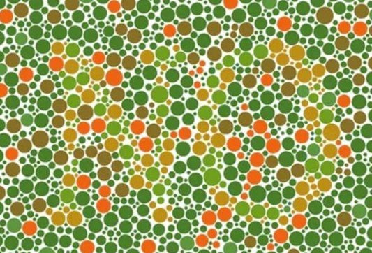 Reverse colorblind test