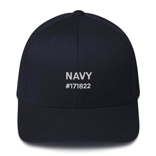 Navy Structured Twill Cap