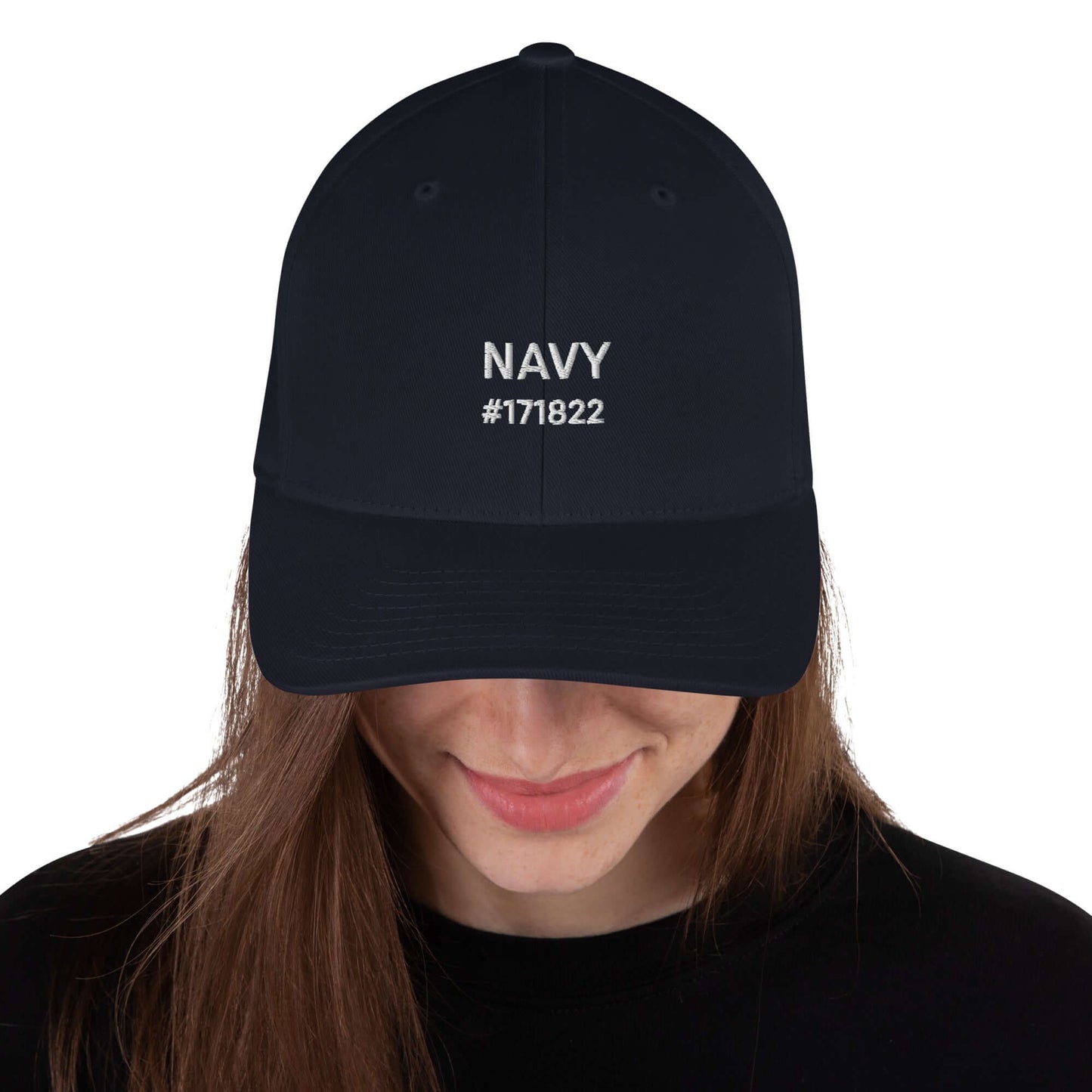 Navy Structured Twill Cap