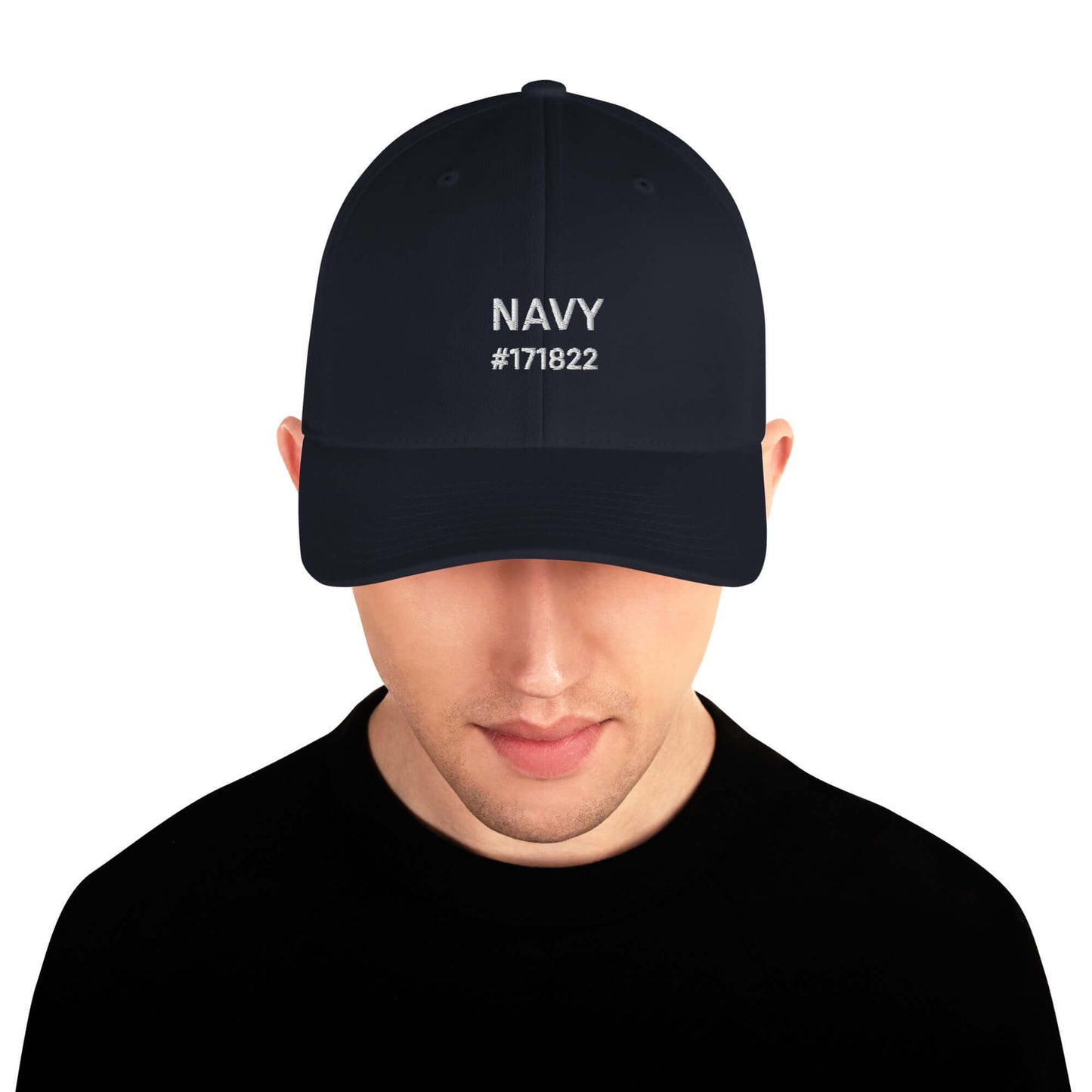 Navy Structured Twill Cap