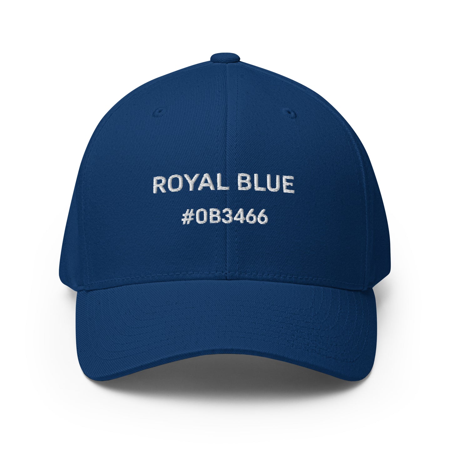 Royal Blue Structured Twill Cap