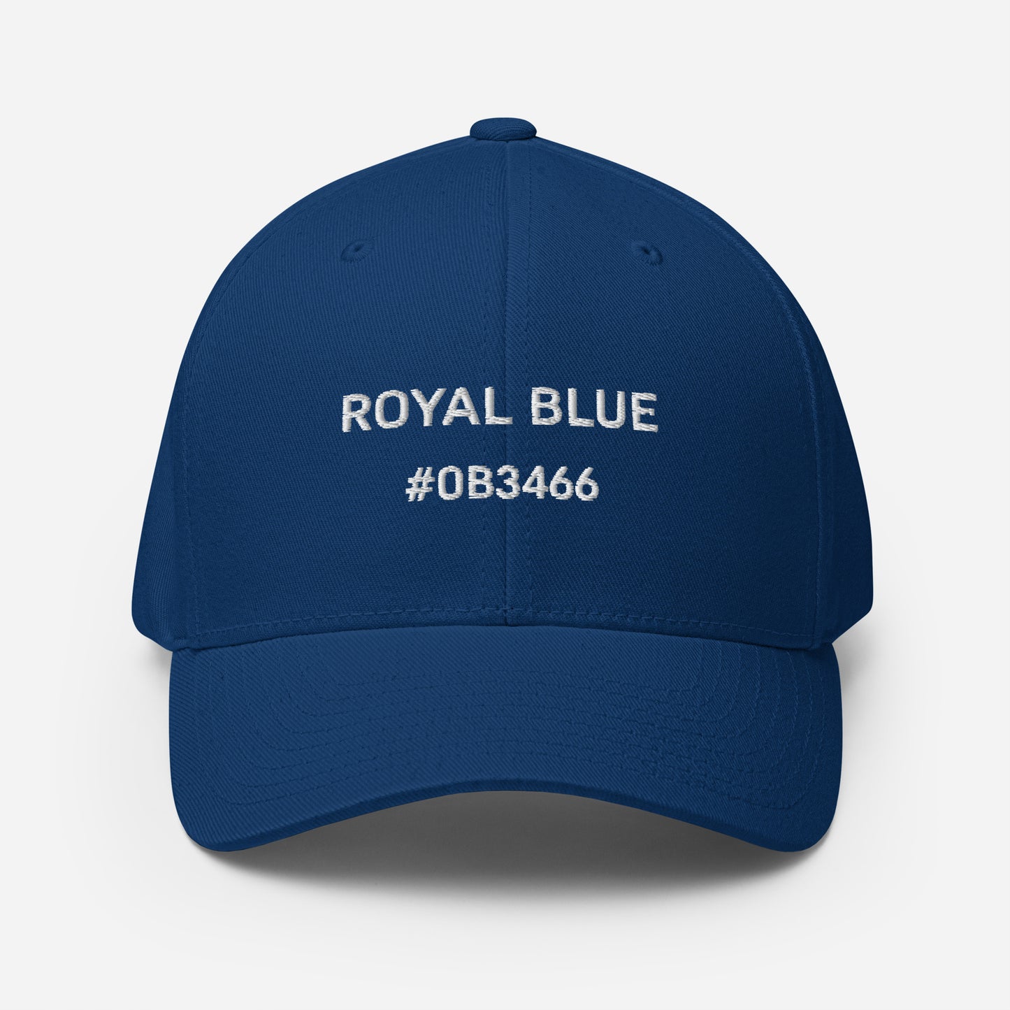 Royal Blue Structured Twill Cap