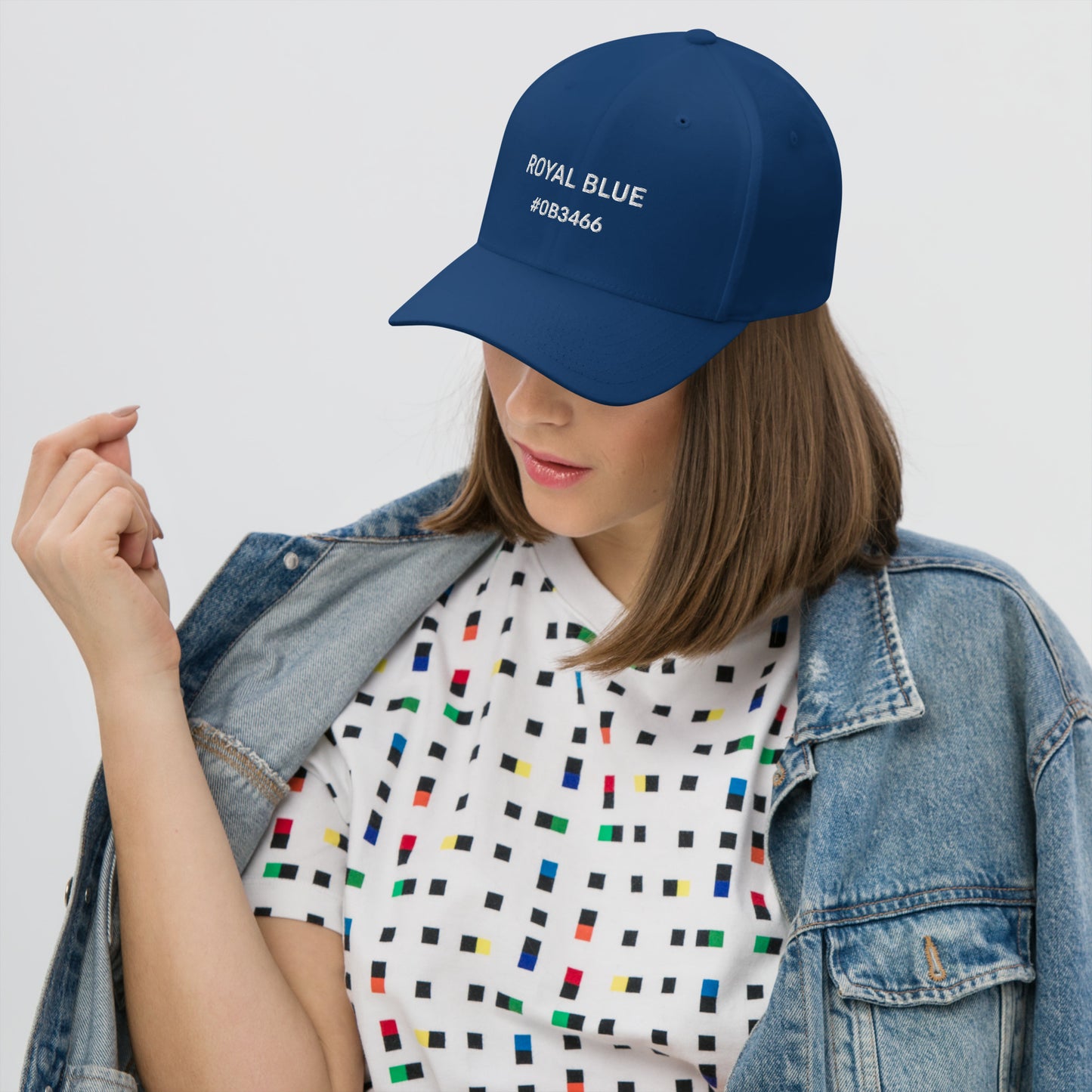 Royal Blue Structured Twill Cap