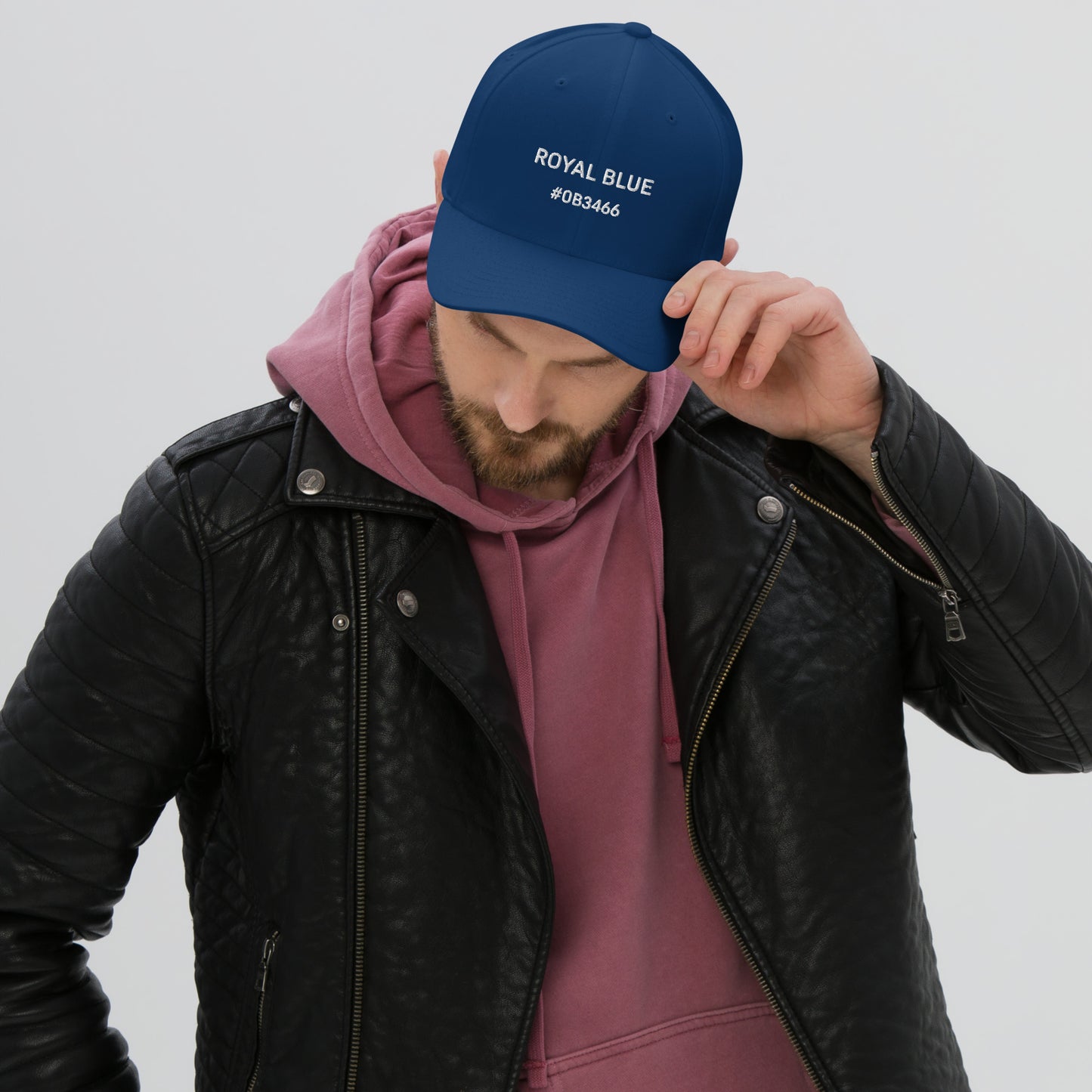 Royal Blue Structured Twill Cap