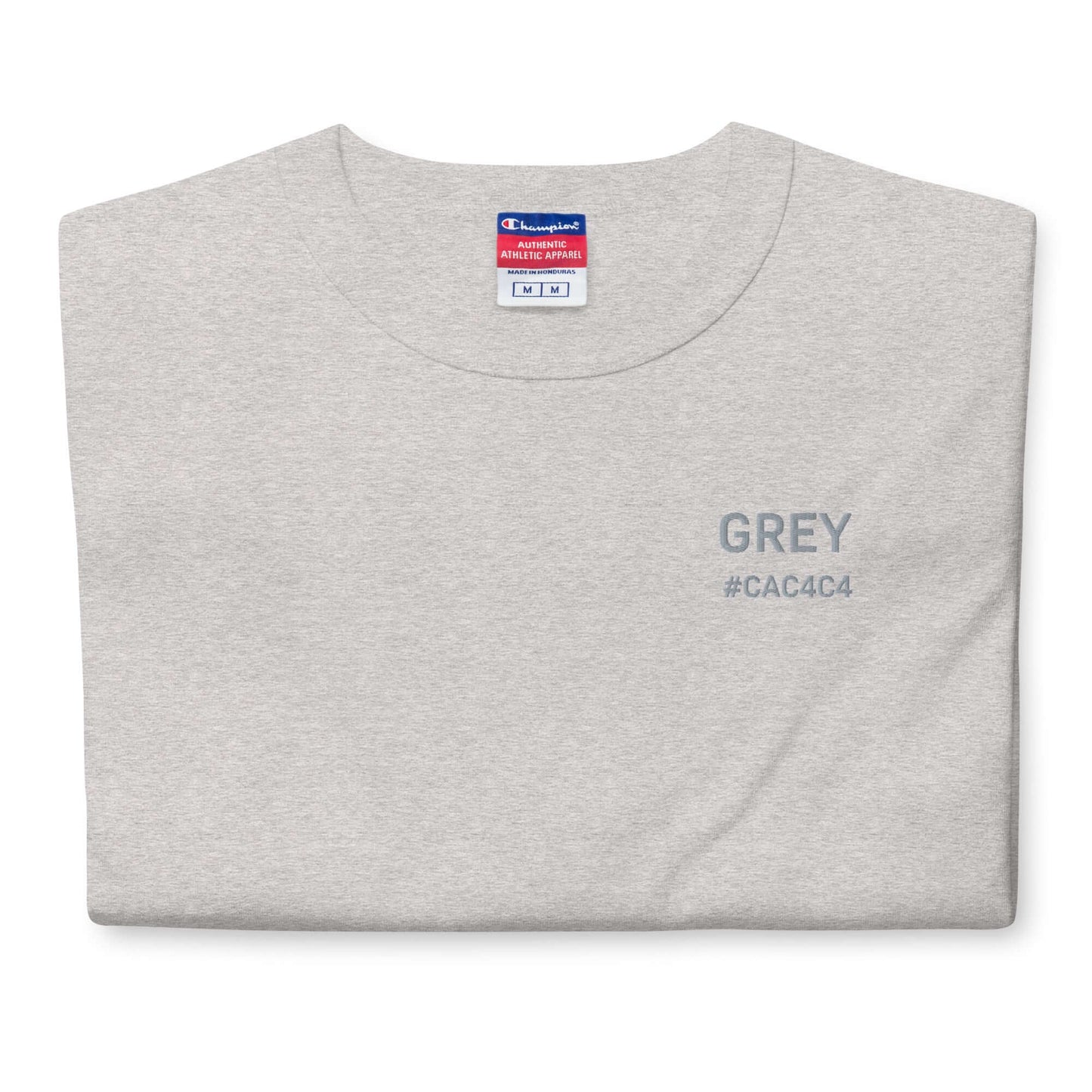 OKKL x Champion T-Shirt Collab: GREY #CAC4C4