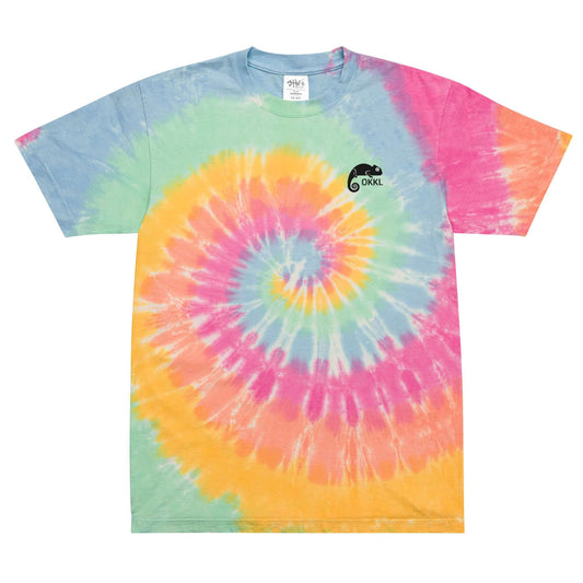 OKKL Chameleon: Oversized tie-dye t-shirt