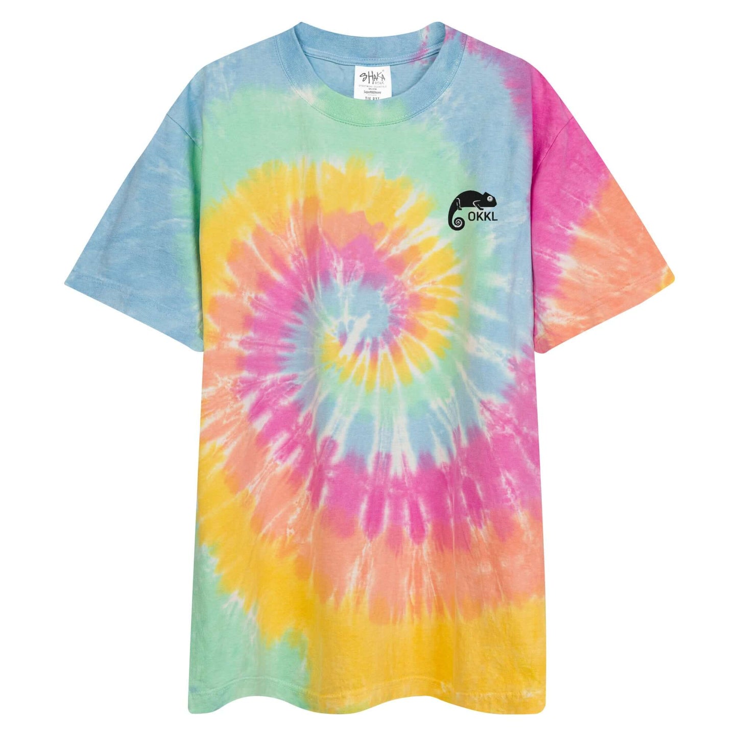 OKKL Chameleon: Oversized tie-dye t-shirt