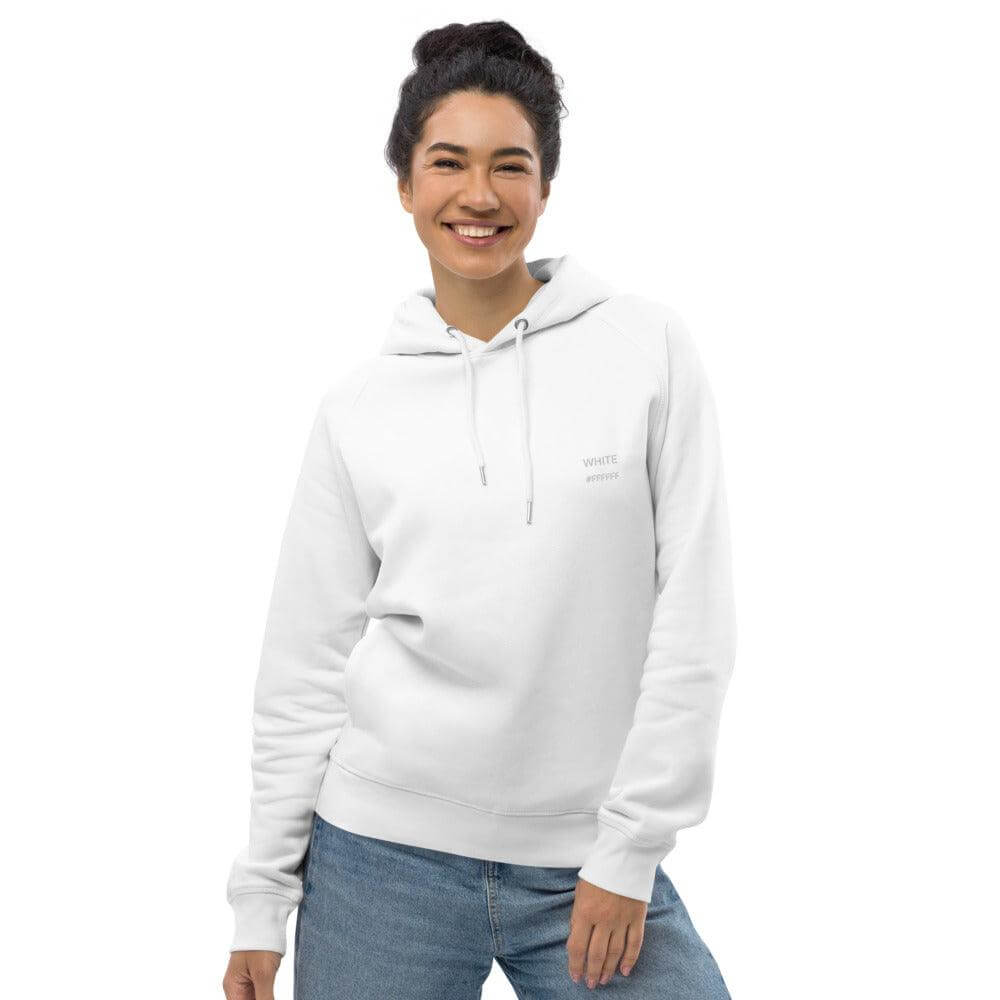 OKKL WHITE: Unisex pullover hoodie - OKKL