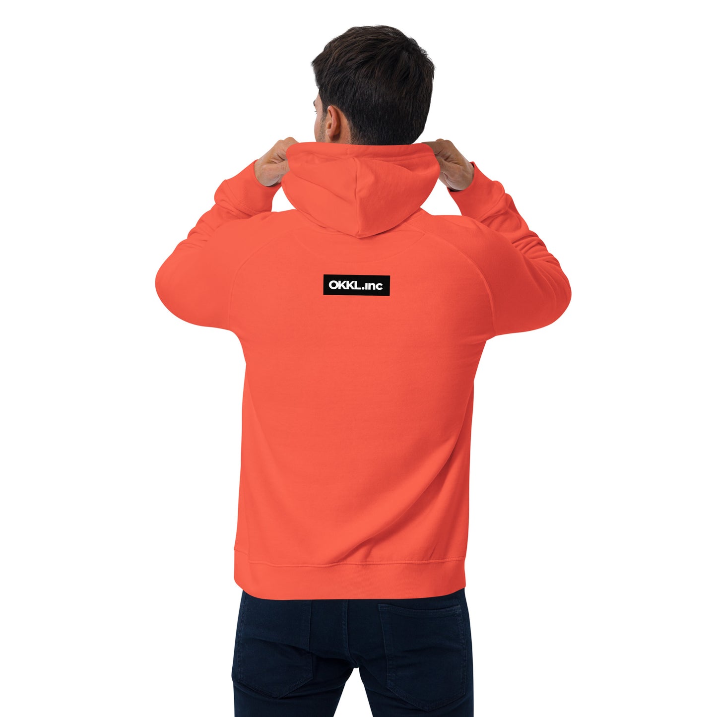 OKKL Burnt Orange: Unisex eco hoodie