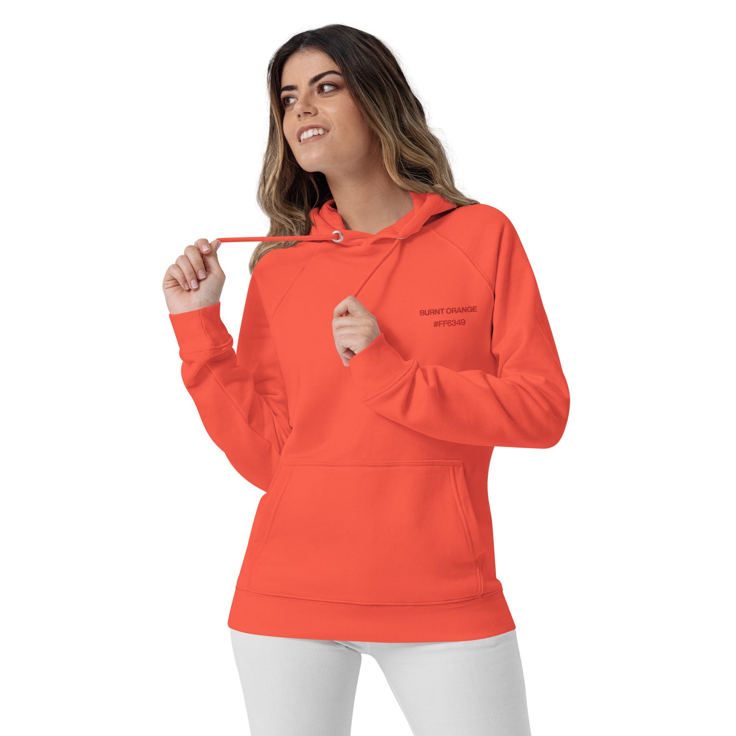 OKKL Burnt Orange: Unisex eco hoodie