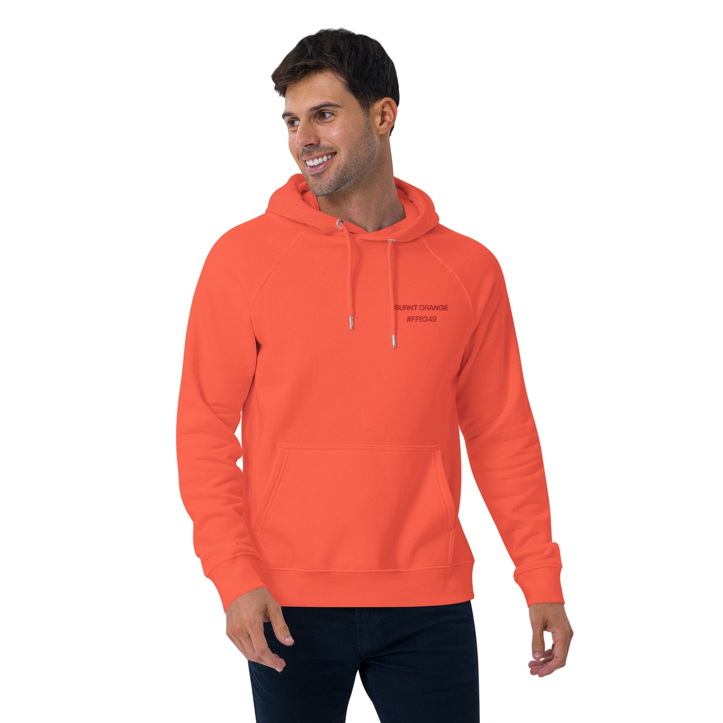 OKKL Burnt Orange: Unisex eco hoodie