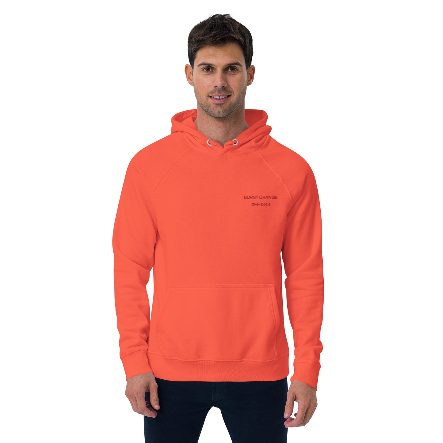 OKKL Burnt Orange: Unisex eco hoodie
