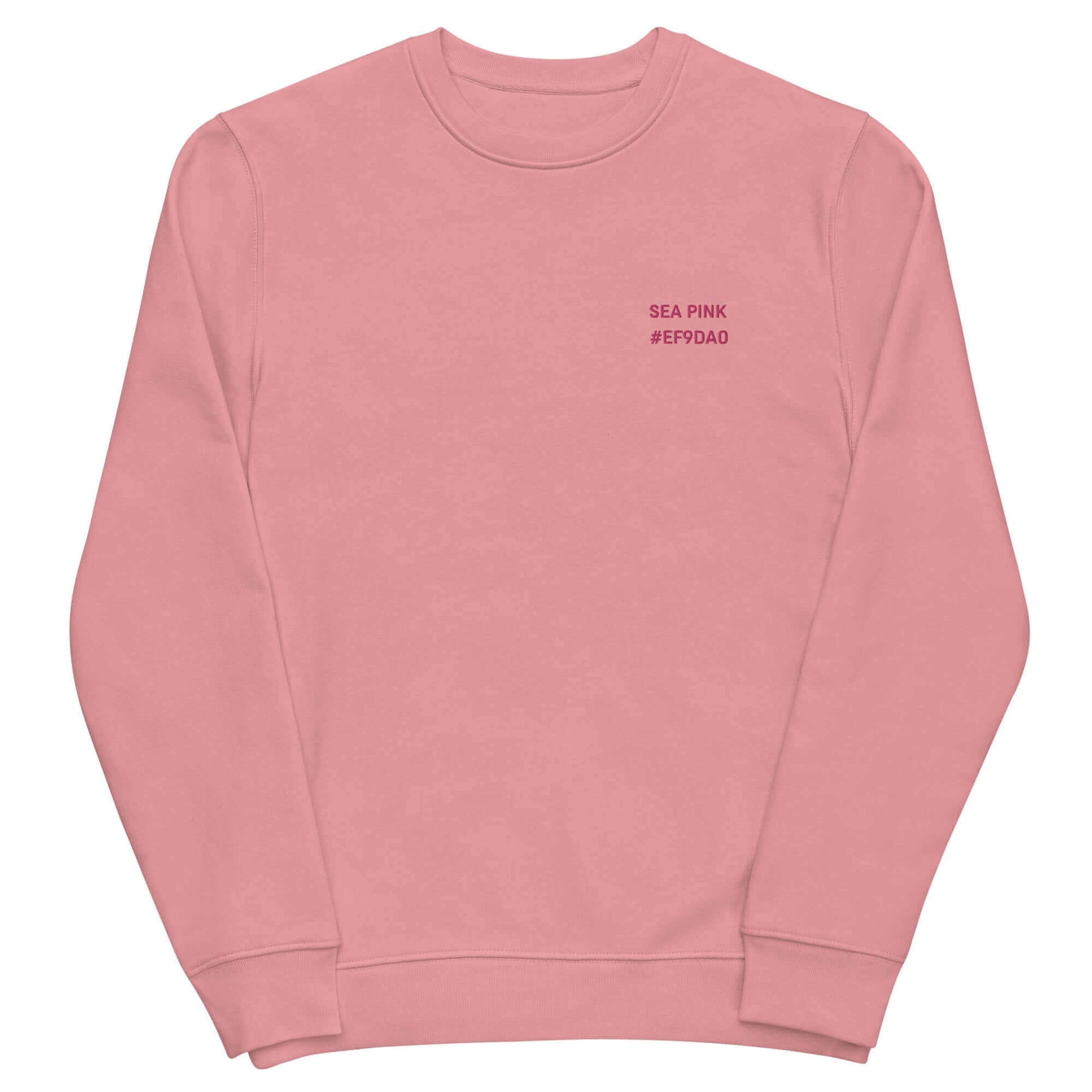 Pink Sweatshirt Organic Cotton