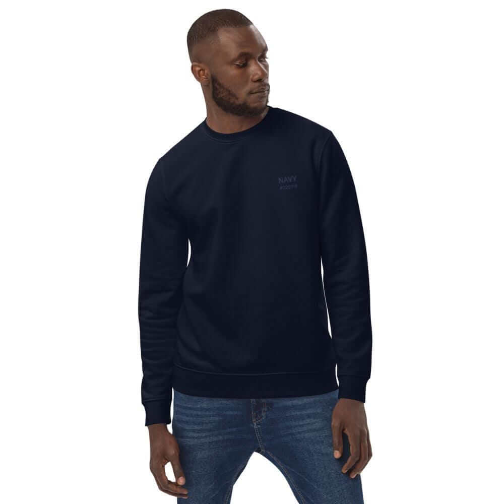 Heavy French Navy Sweatshirt #020718 - OKKL