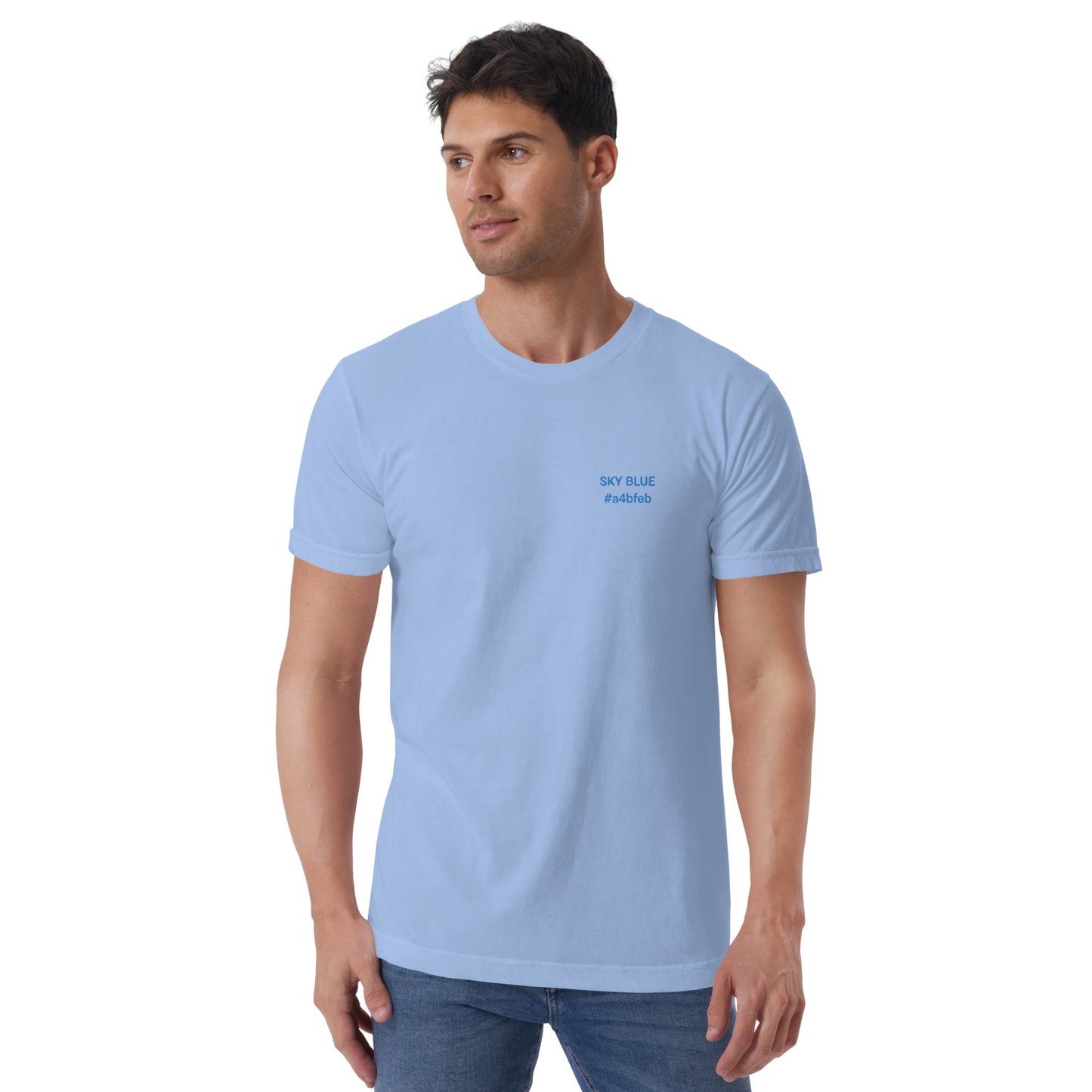OKKL SKY BLUE #a4bfeb T-shirt