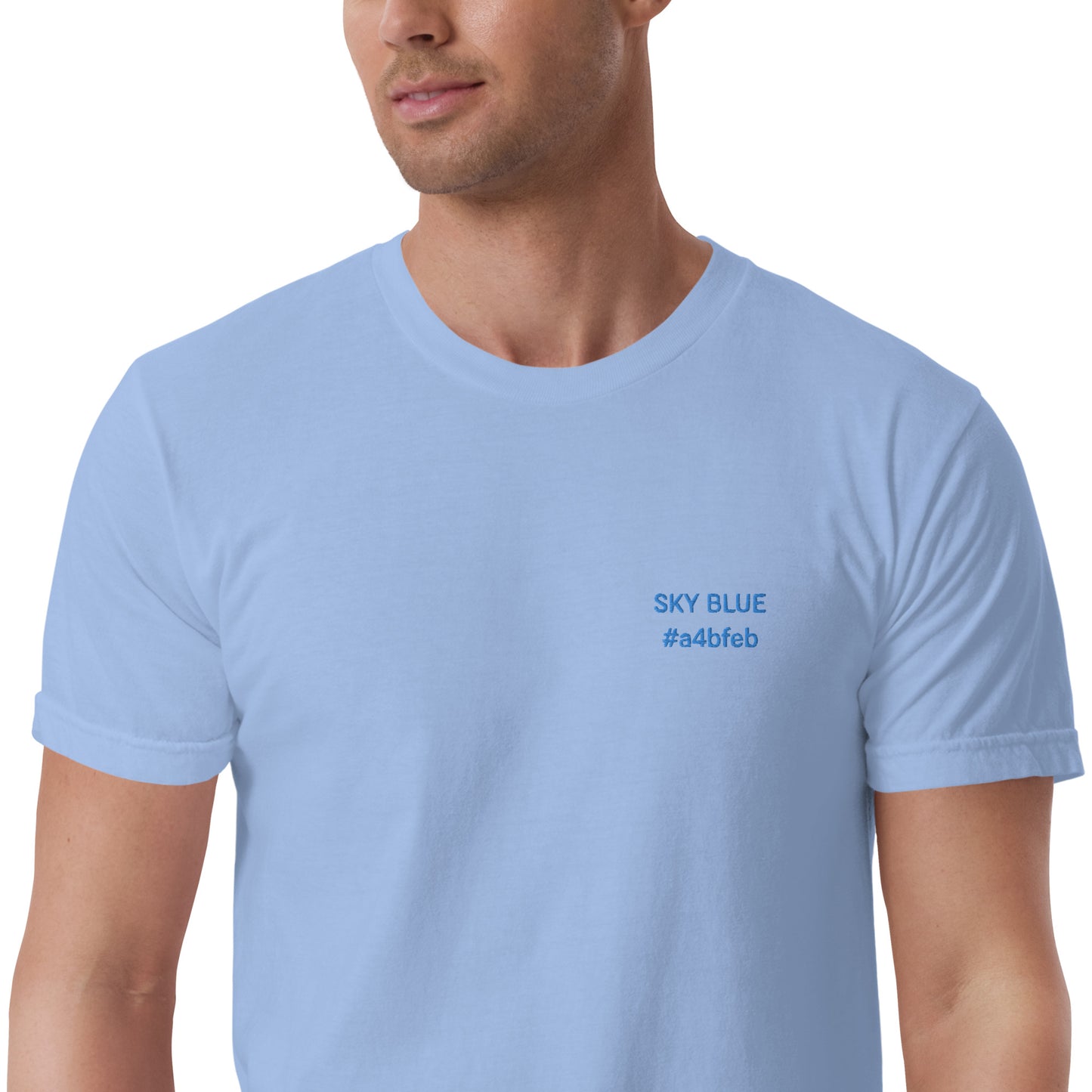 OKKL SKY BLUE #a4bfeb T-shirt