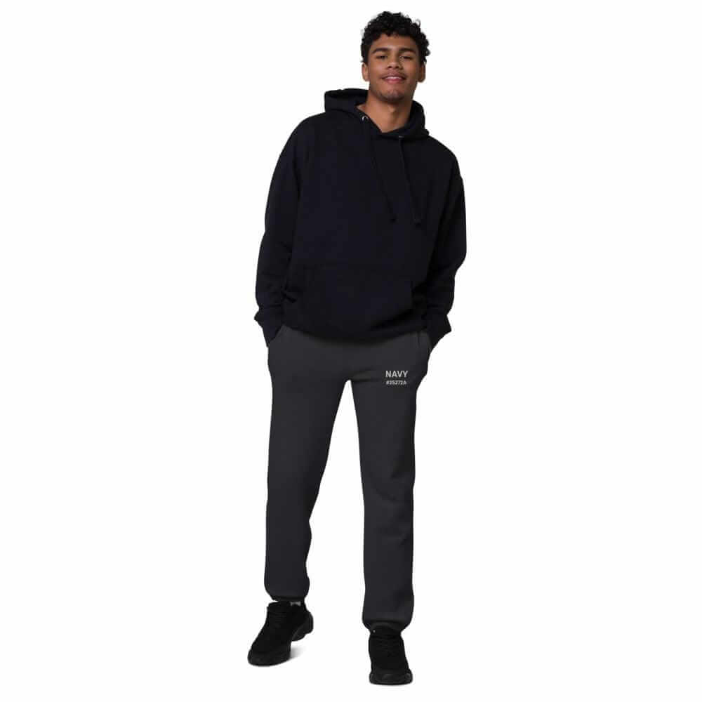 Navy: Unisex loose fit joggers - OKKL