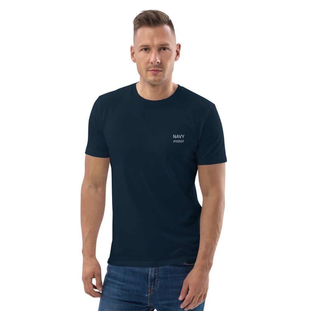 OKKL NAVY: Unisex organic cotton t-shirt - OKKL