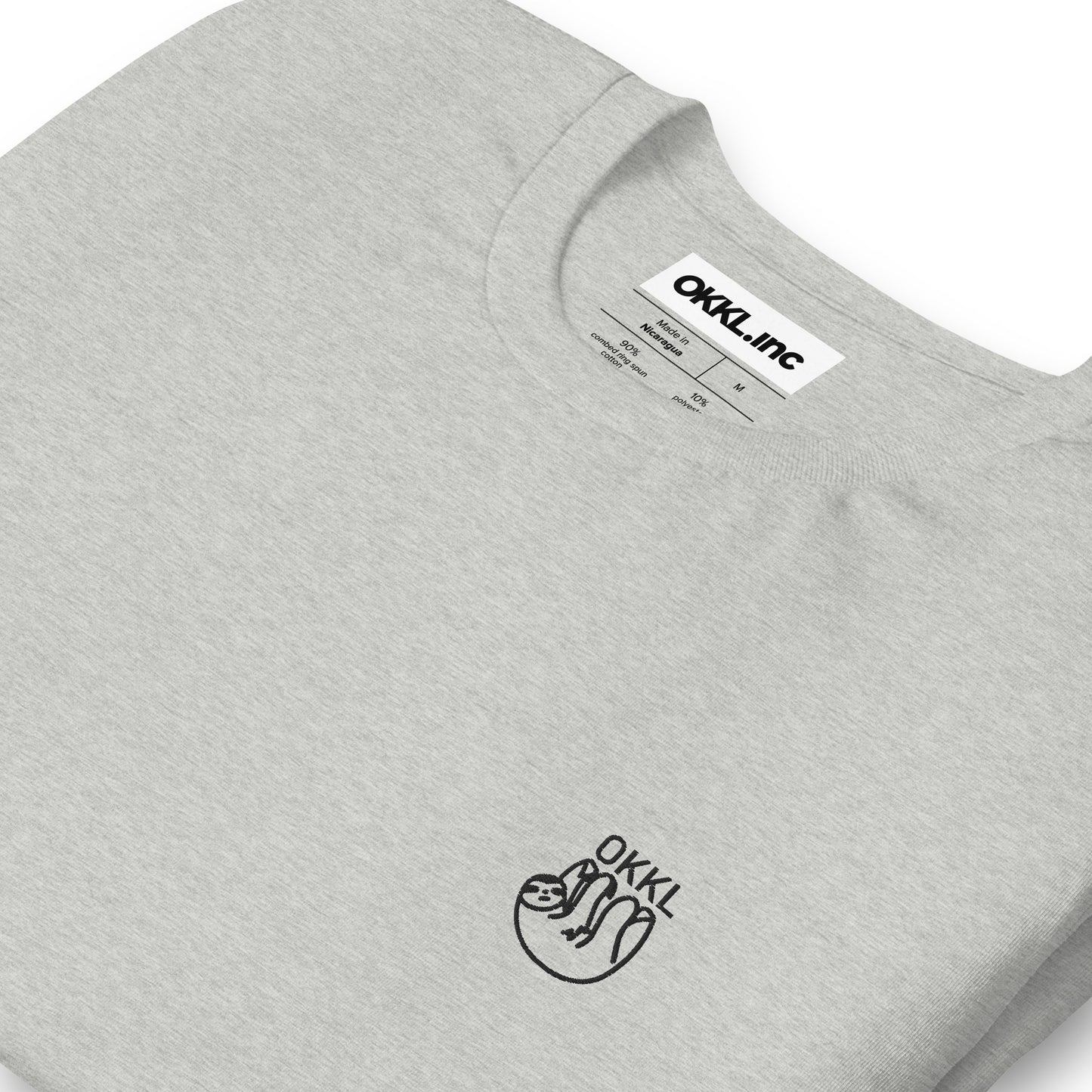 OKKL Sloth: Unisex t-shirt