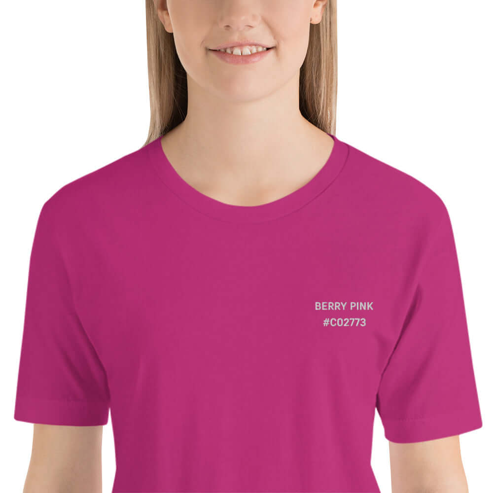 OKKL BERRY PINK #C02773: Unisex T-shirt -