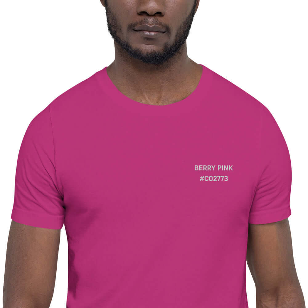 OKKL BERRY PINK #C02773: Unisex T-shirt -