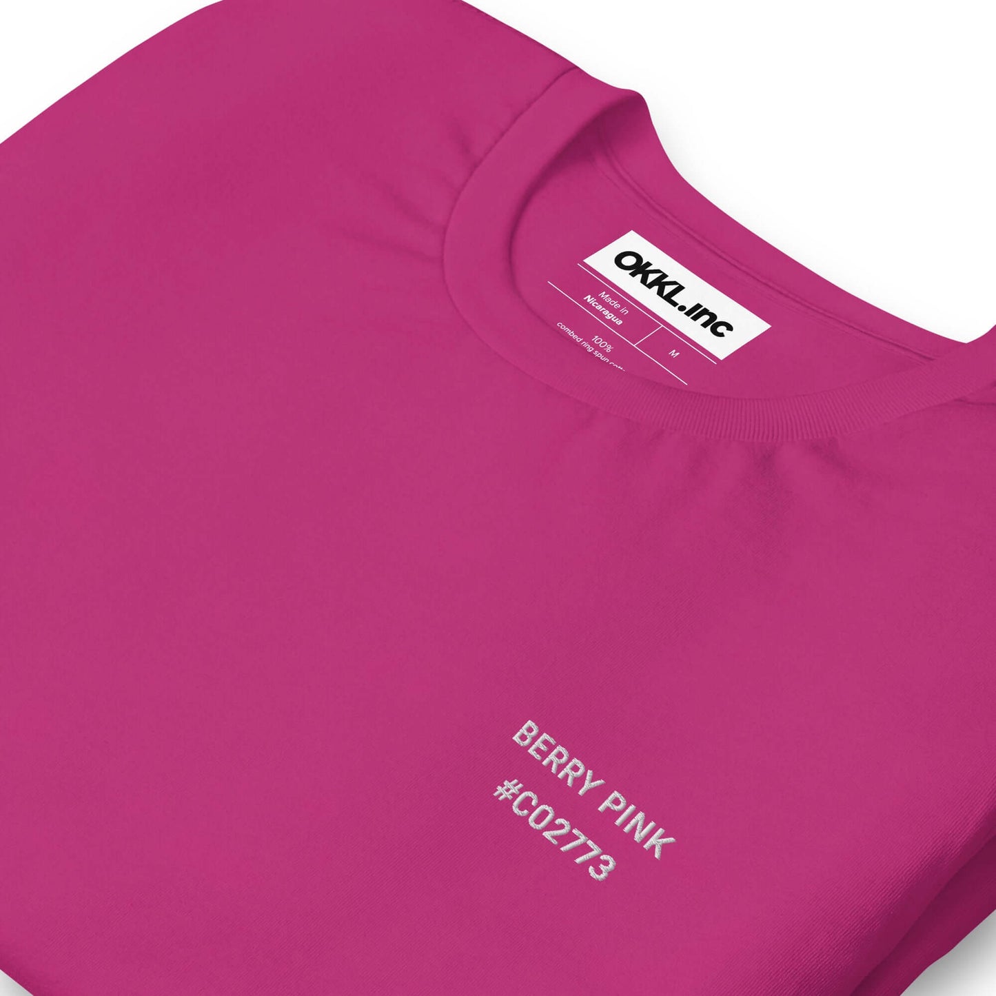 OKKL BERRY PINK #C02773: Unisex T-shirt -