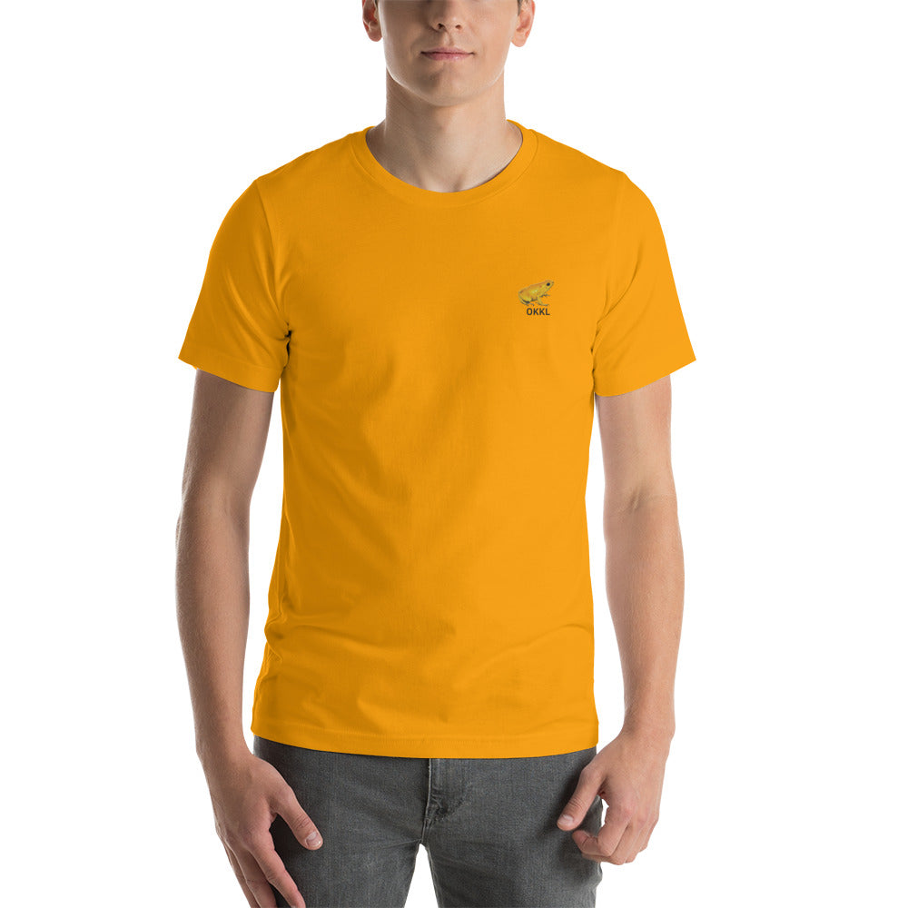 Golden Poison Dart Frog: Unisex T-shirt