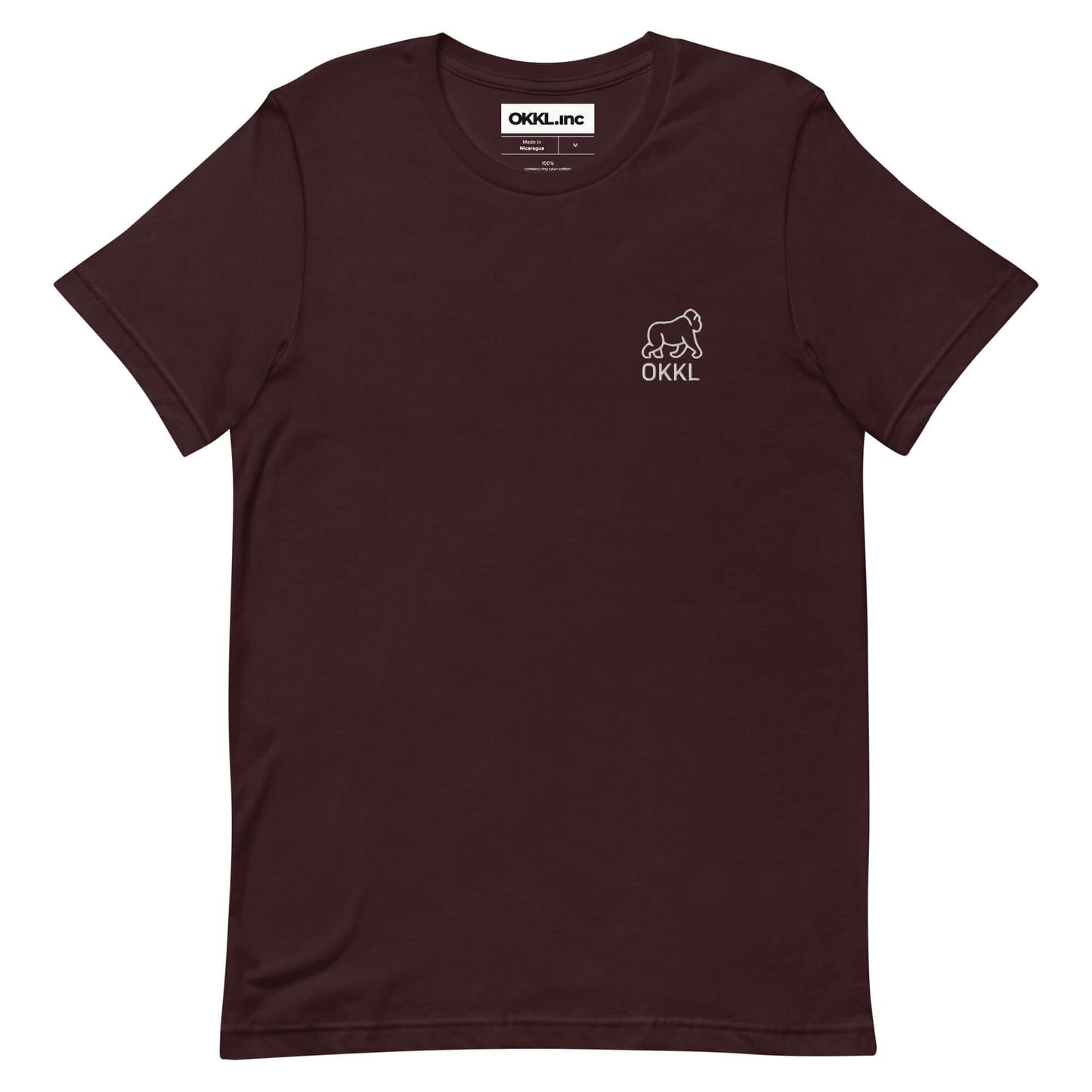 OKKL Gorilla: Black Unisex t-shirt