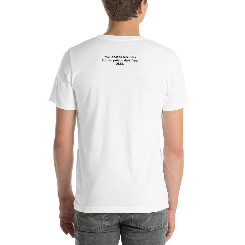 Golden Poison Dart Frog: Unisex T-shirt