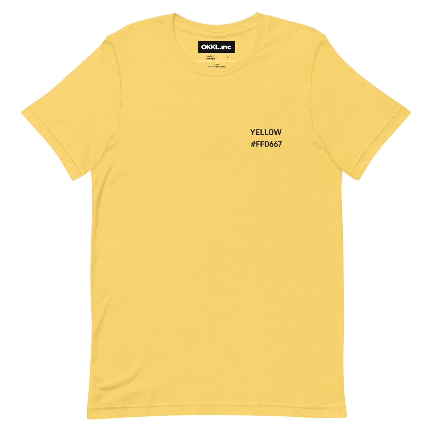 OKKL YELLOW #FFD667: Unisex T-shirt