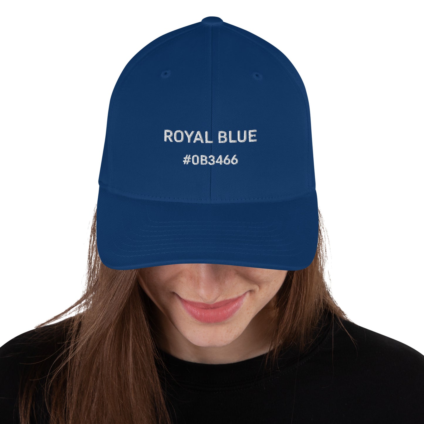 Royal Blue Structured Twill Cap