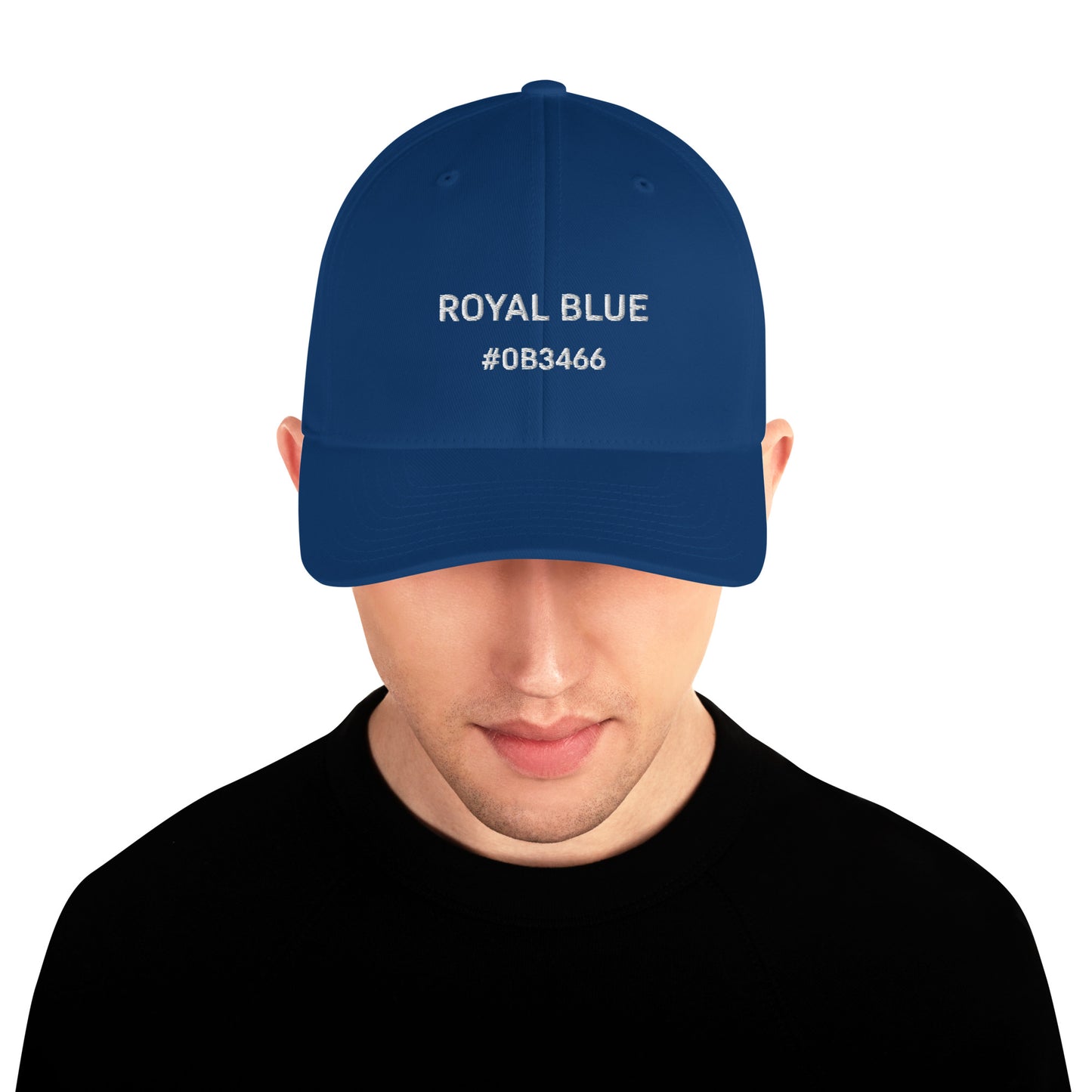 Royal Blue Structured Twill Cap