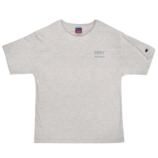 OKKL x Champion T-Shirt Collab: GREY #CAC4C4
