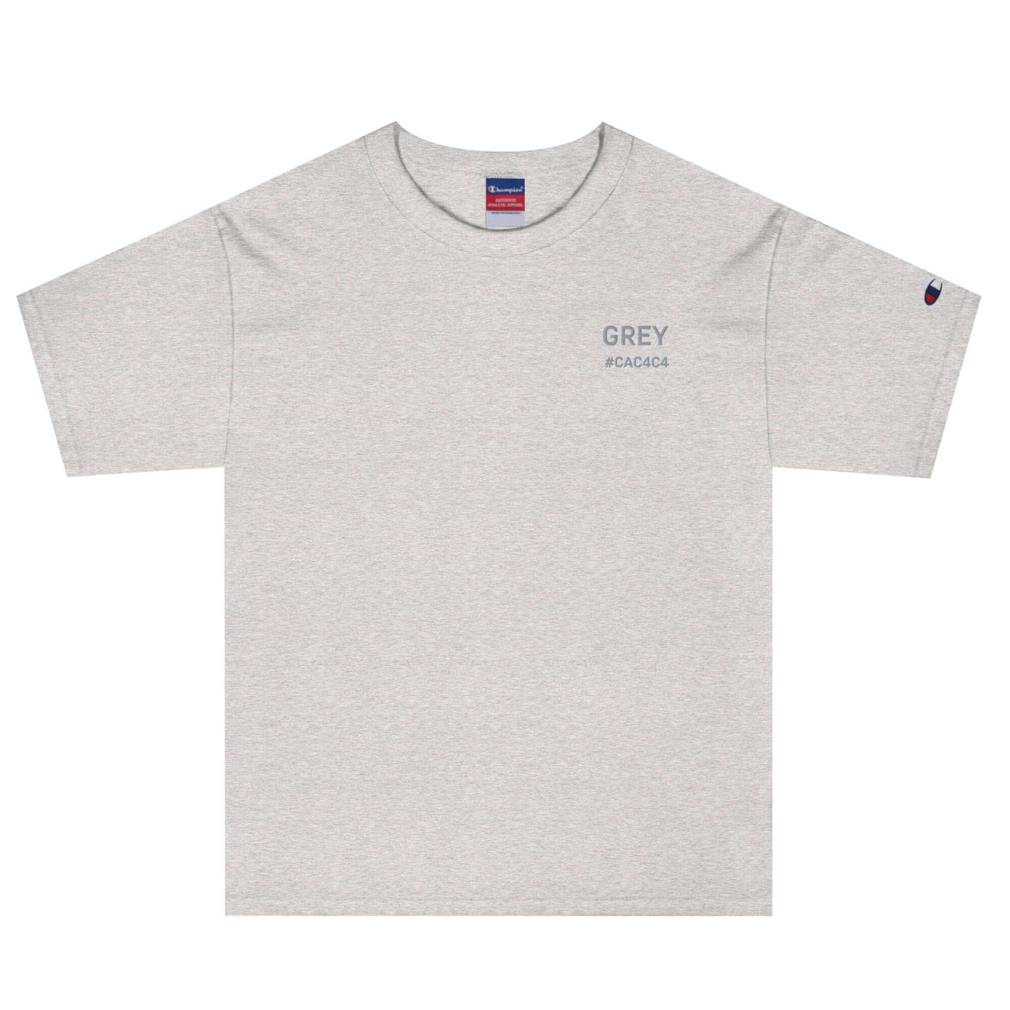 OKKL x Champion T-Shirt Collab: GREY #CAC4C4