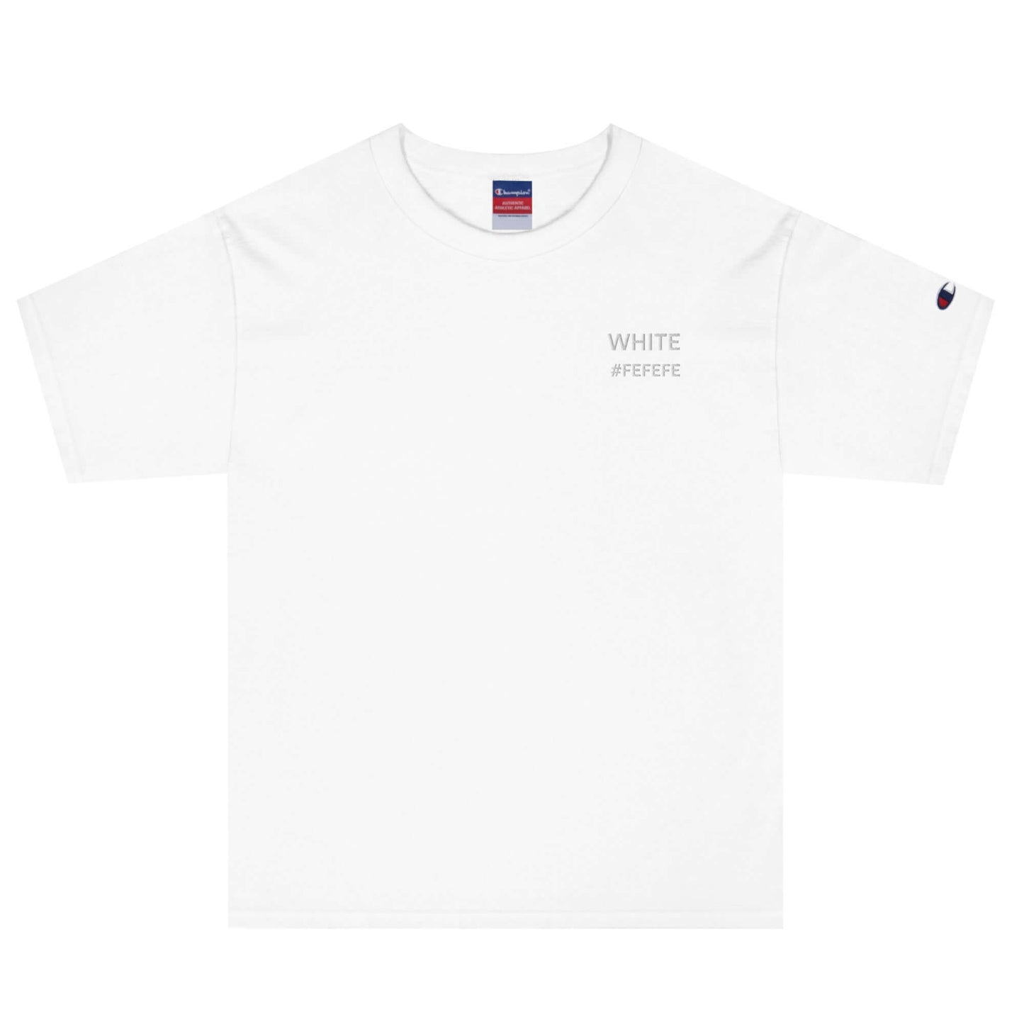 OKKL x Champion T-Shirt Collab: WHITE #FEFEFE