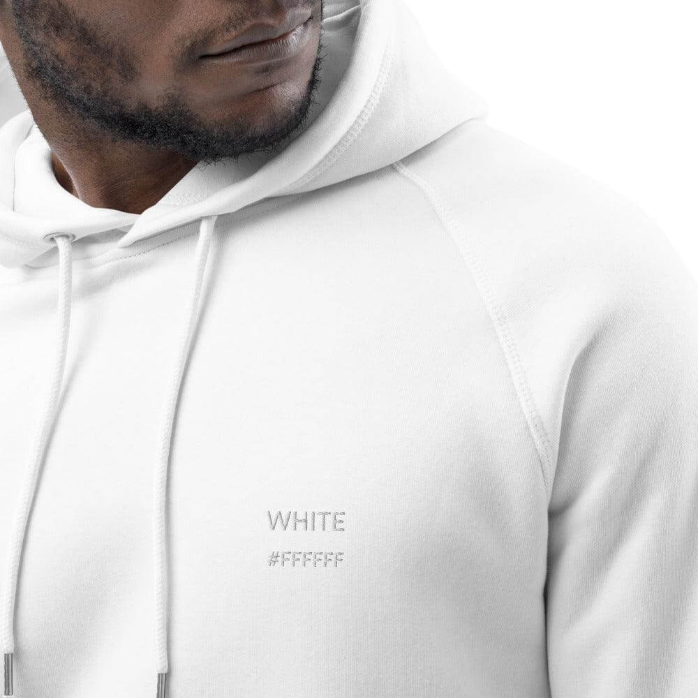 OKKL WHITE: Unisex pullover hoodie - OKKL
