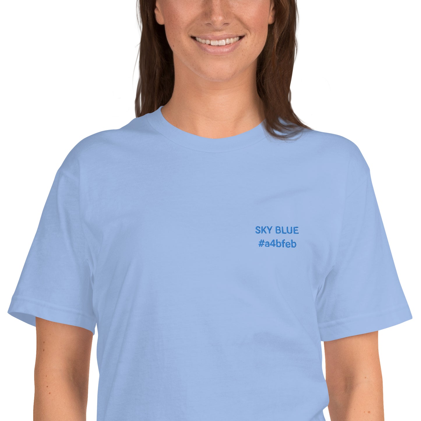 OKKL SKY BLUE #a4bfeb T-shirt