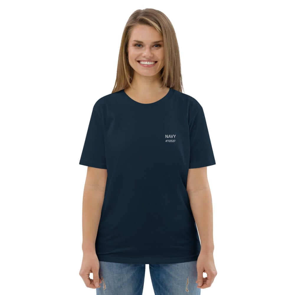 OKKL NAVY: Unisex organic cotton t-shirt - OKKL