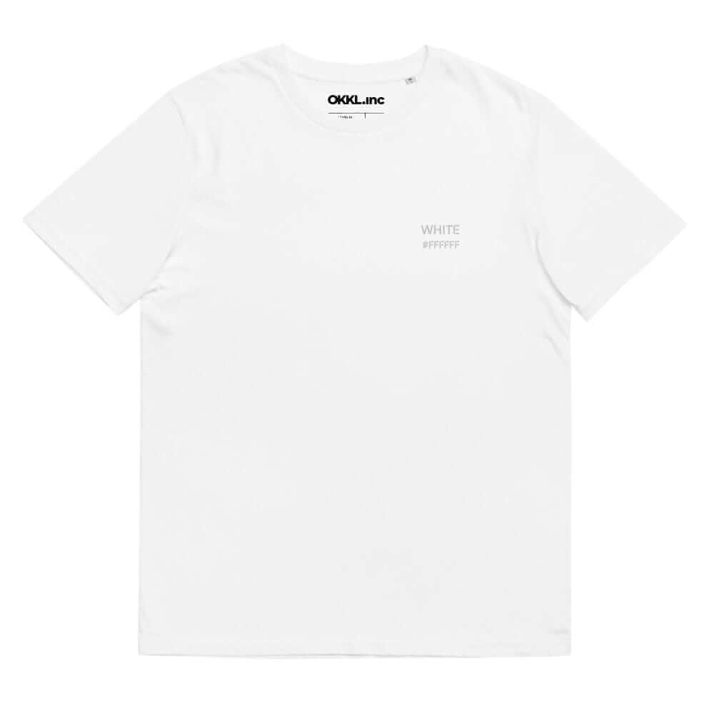OKKL WHITE: Unisex organic cotton t-shirt - OKKL