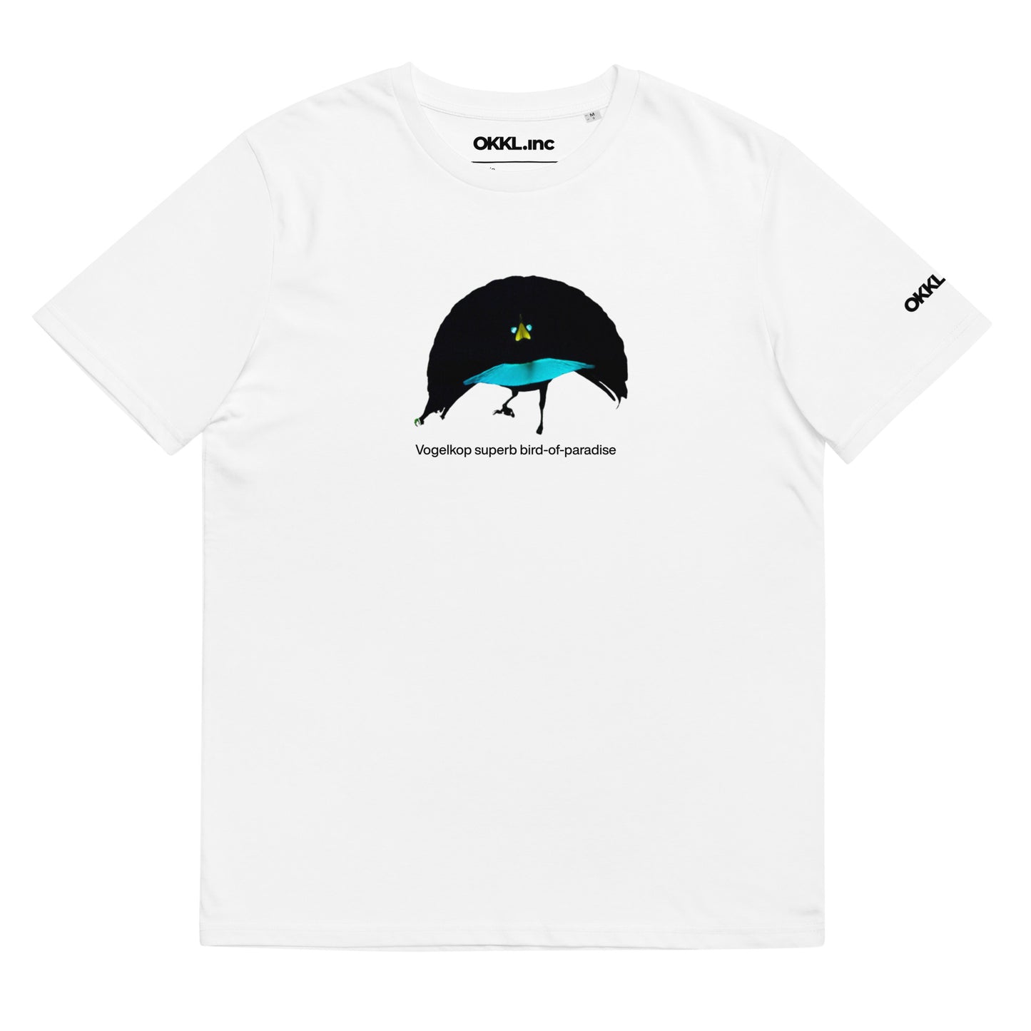 Vogelkop superb bird-of-paradise - Organic Cotton White Tshirt