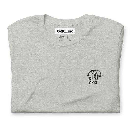 OKKL Elephant: Grey Unisex t-shirt
