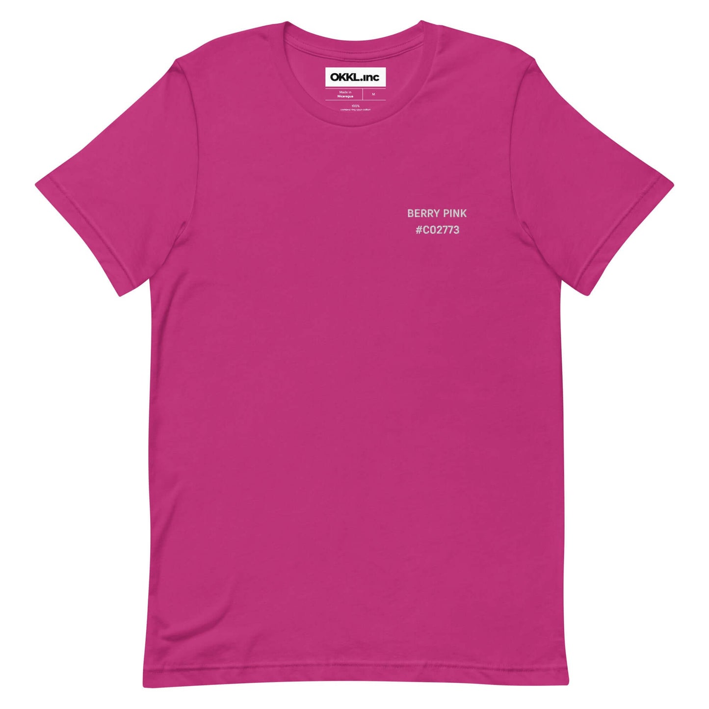 OKKL BERRY PINK #C02773: Unisex T-shirt -
