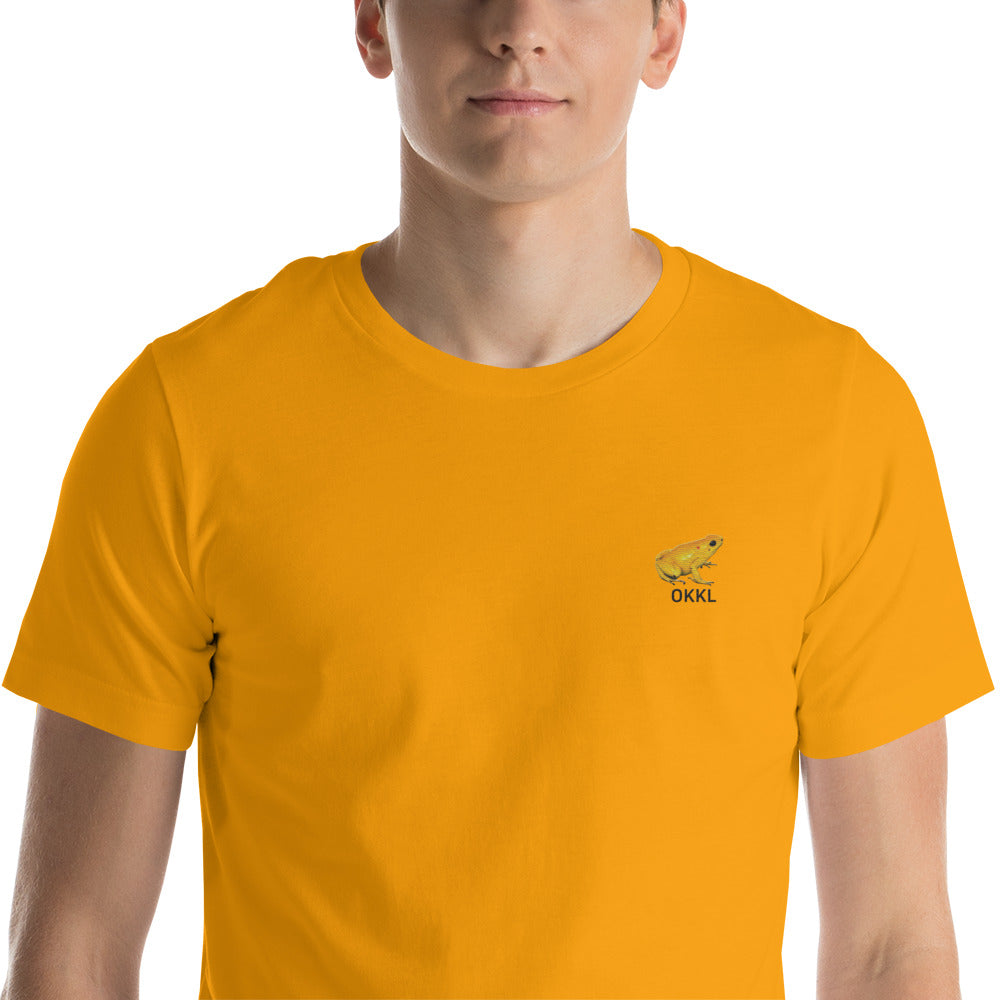 Golden Poison Dart Frog: Unisex T-shirt