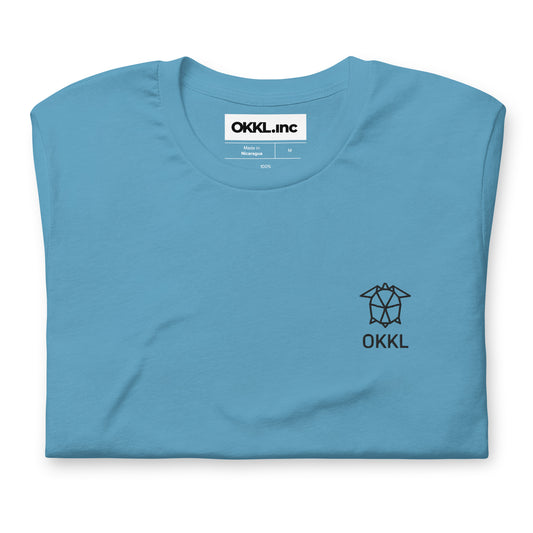 OKKL Turtle: Ocean Blue Unisex t-shirt