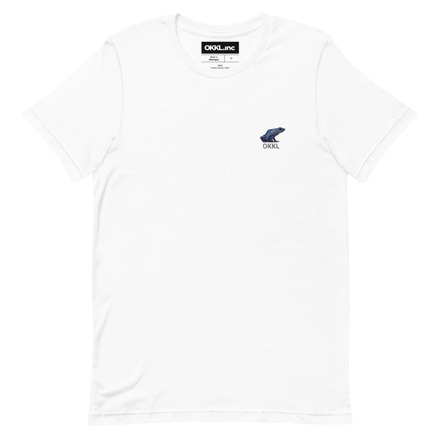 Blue Poison Dart Frog: Unisex T-shirt