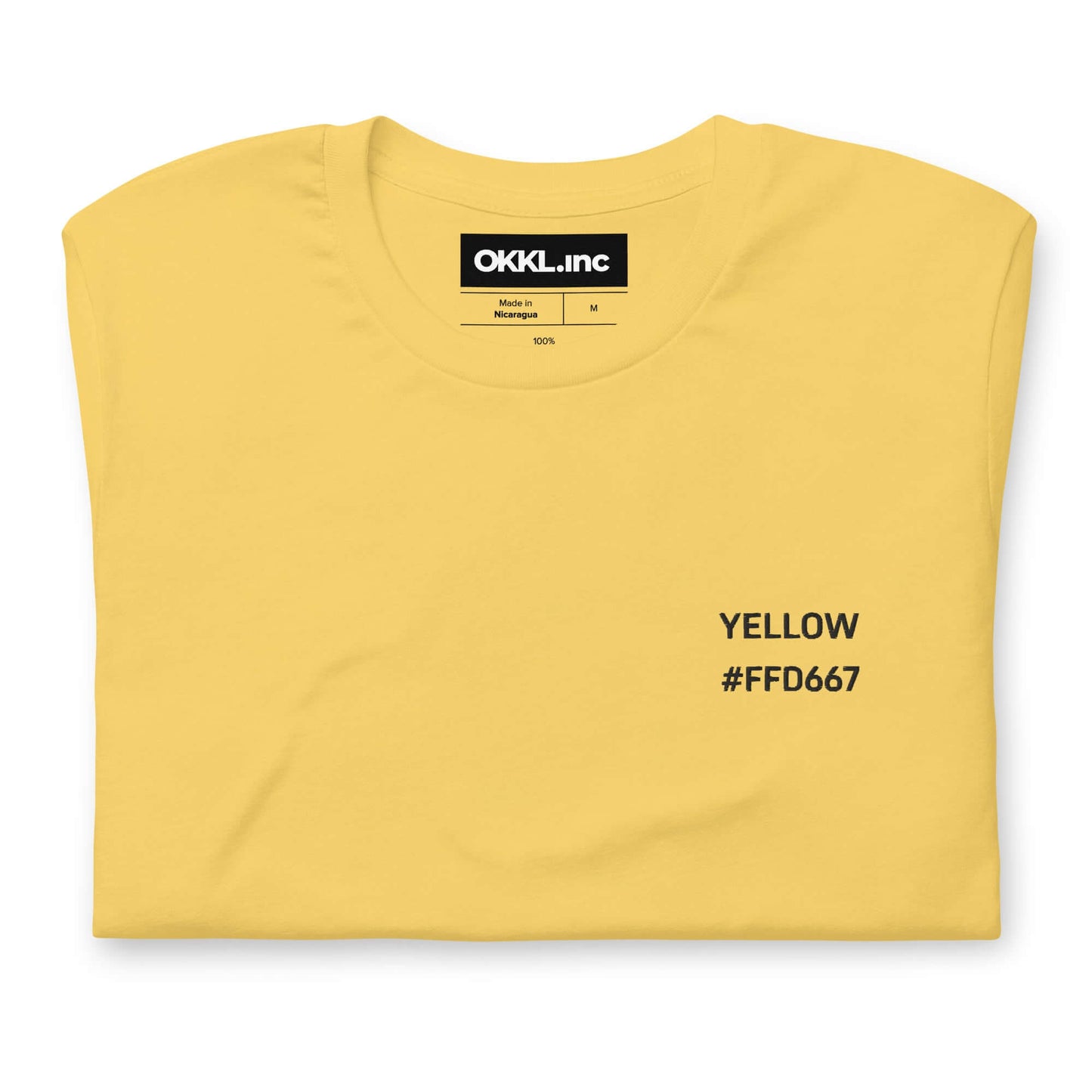 OKKL YELLOW #FFD667: Unisex T-shirt