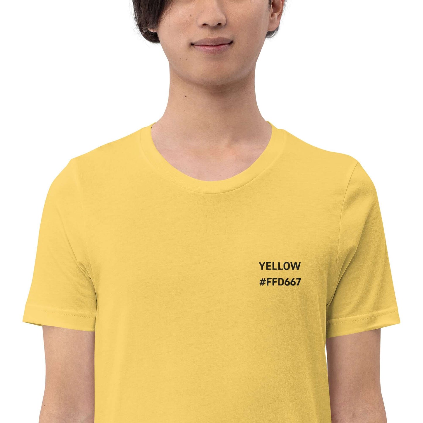 OKKL YELLOW #FFD667: Unisex T-shirt